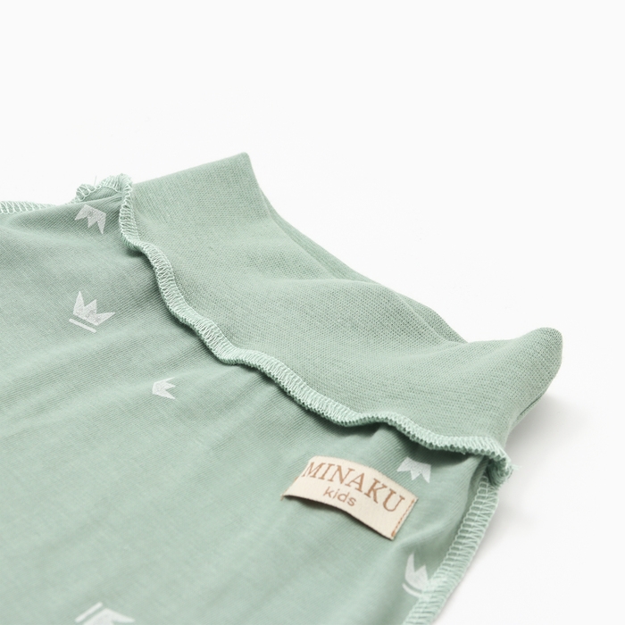 Ползунки детские MINAKU, цвет оливковый, рост 68-74 см Ползунки детские MINAKU, цвет оливковый, рост 68-74 см