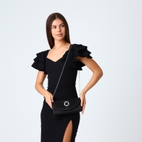 Сумка-клатч на магните, цвет чёрный Сумка-клатч на магните, цвет чёрный