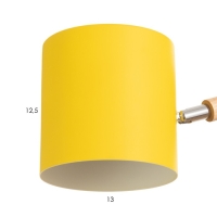 Бра "Свейн" Е27 40Вт желтый 13х24х14 см Бра "Свейн" Е27 40Вт желтый 13х24х14 см