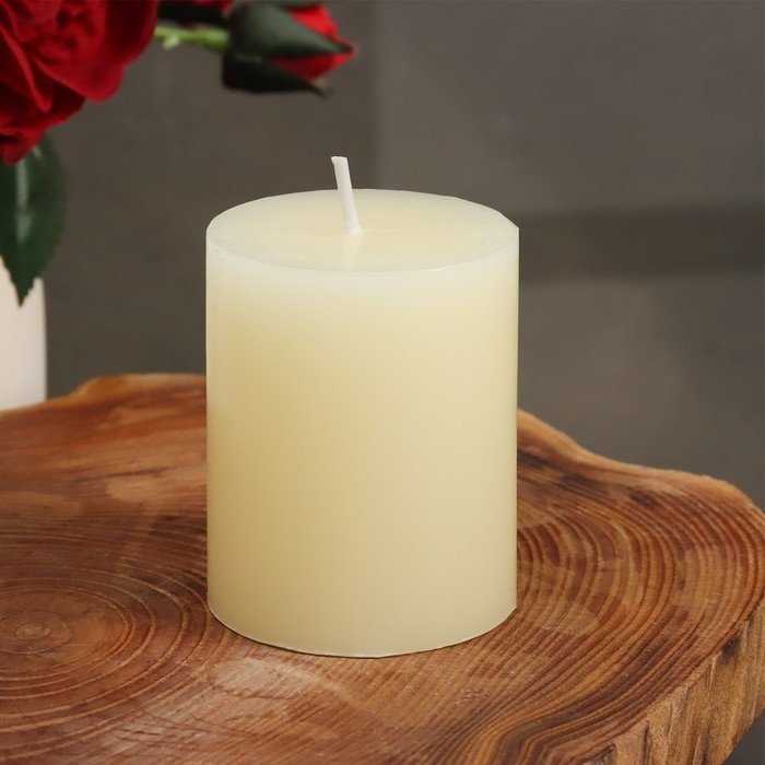 Свеча-цилиндр ароматическая "Гардения жасминовидная", 6х7,5 см