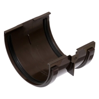 Соединитель желобов D&ouml;cke STANDARD, Коричневый, 120мм.