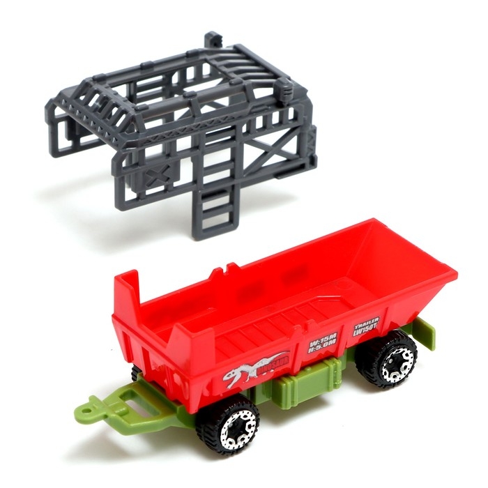 Набор металлических машинок «Дино парк», с динозаврами, стреляют пулями, МИКС Набор металлических машинок «Дино парк», с динозаврами, стреляют пулями, МИКС