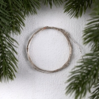 Гирлянда «Нить» 1 м роса. IP20, нить серебристая, 10 LED, 4.6 В, AG13x3 (в комплекте), 3 режима, свечение красное Гирлянда «Нить» 1 м роса. IP20, нить серебристая, 10 LED, 4.6 В, AG13x3 (в комплекте), 3 режима, свечение красное