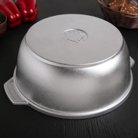 Жаровня, 4 л, d=28 см, h=11 см, стеклянная крышка Жаровня, 4 л, d=28 см, h=11 см, стеклянная крышка