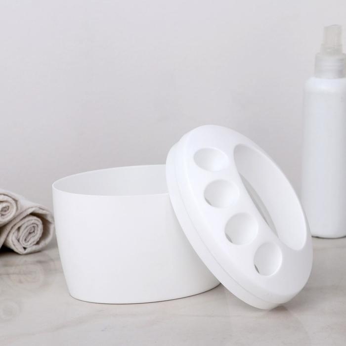 Подставка для зубных щёток &laquo;Камея&raquo;, цвет МИКС