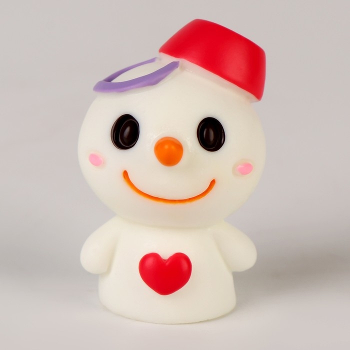 Новый год! Миниатюра кукольная &laquo;Снеговики&raquo;, набор 2 шт., размер 1 шт. &mdash; 2,5 &times; 4 &times; 2,5 см