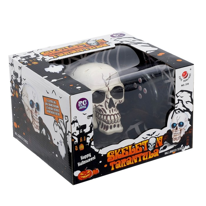 Паук радиоуправляемый «Череп», световые эффекты, работает от батареек Паук радиоуправляемый «Череп», световые эффекты, работает от батареек