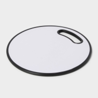 Доска разделочная пластиковая Доляна &laquo;Звёздное небо&raquo;, круглая, d=30 см, цвет чёрный