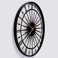 Часы настенные интерьерные большие, Лофт, "Солнце", бесшумные, d-59 см Часы настенные интерьерные большие, Лофт, "Солнце", бесшумные, d-59 см