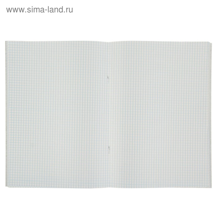 Тетрадь А4, 96 листов в клетку Calligrata "Шотландка", обложка мелованный картон, блок №2, белизна 75%, бежевая, (серые листы)