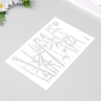 Трафарет пластиковый "Бамбук" 24х16 см Трафарет пластиковый "Бамбук" 24х16 см