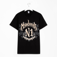 Футболка мужская KAFTAN "Номер один", черный, размер 48