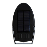 Садовый светильник на солнечной батарее с датчиком движения, накладной, 9.5 &times; 13 &times; 5 см, 49 LED, свечение белое