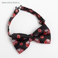 Набор мужской KAFTAN подтяжки и галстук-бабочка "Крутой Санта"