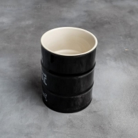 Кружка-бочка керамическая &laquo;Стратегический запас&raquo;, 450 мл, цвет белый