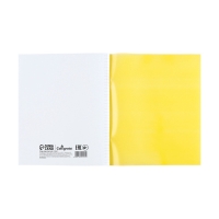 Тетрадь 48л кл ЖЁЛТАЯ, пласт обл, блок офсет Тетрадь 48л кл ЖЁЛТАЯ, пласт обл, блок офсет