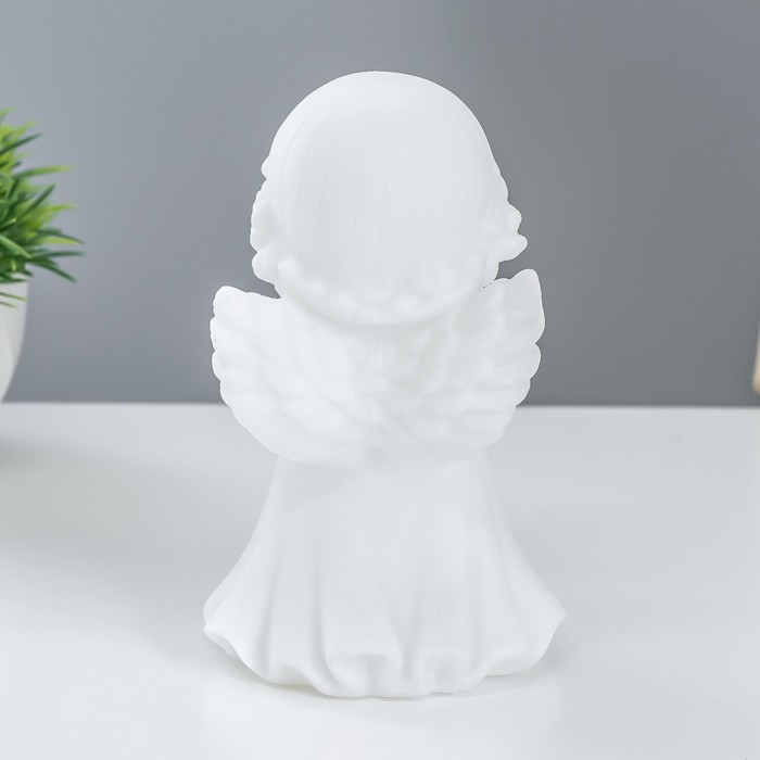 Ночник Ночник "Ангелочек" LED батарейки 3xLR белый 8,5х8х14,5 см RISALUX