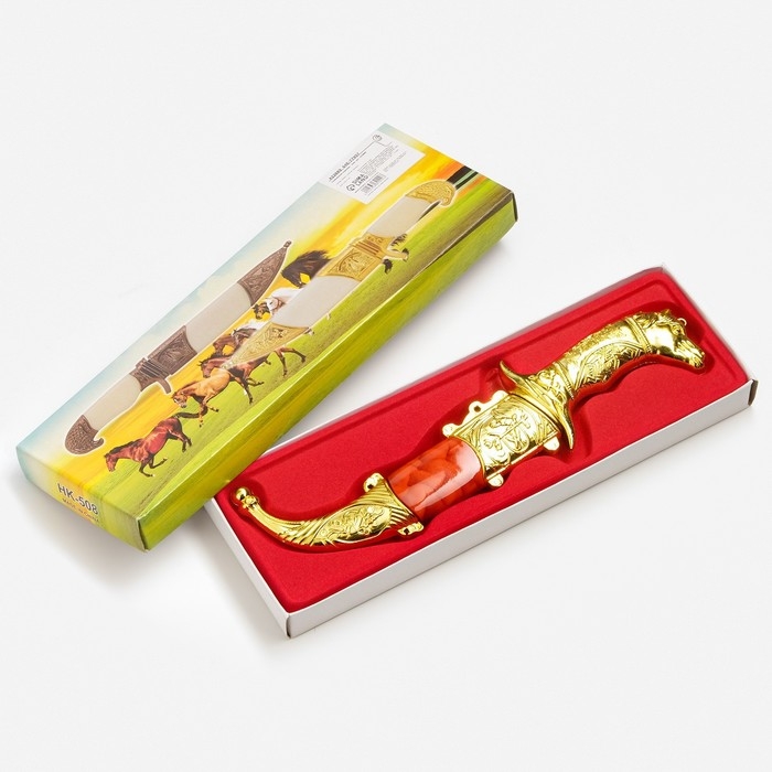 Сувенирный нож,19 см, рукоять в форме головы лошади, микс Сувенирный нож,19 см, рукоять в форме головы лошади, микс