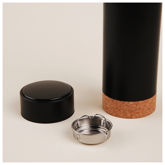 Термос с термометром Sima-Land Home, 500 мл, цвет чёрный Термос с термометром Sima-Land Home, 500 мл, цвет чёрный