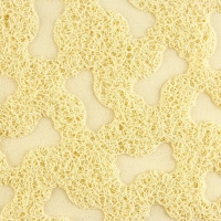 Коврик универсальный под миску и лоток &laquo;Косточки&raquo;, 30х40 см, бежевый