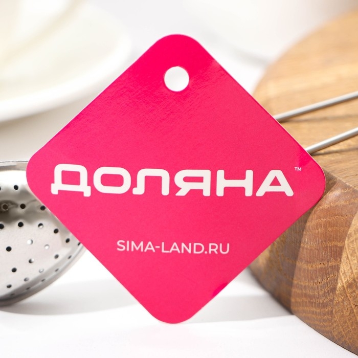 Сито для чая Доляна &laquo;Сердце&raquo;, 15,5 см