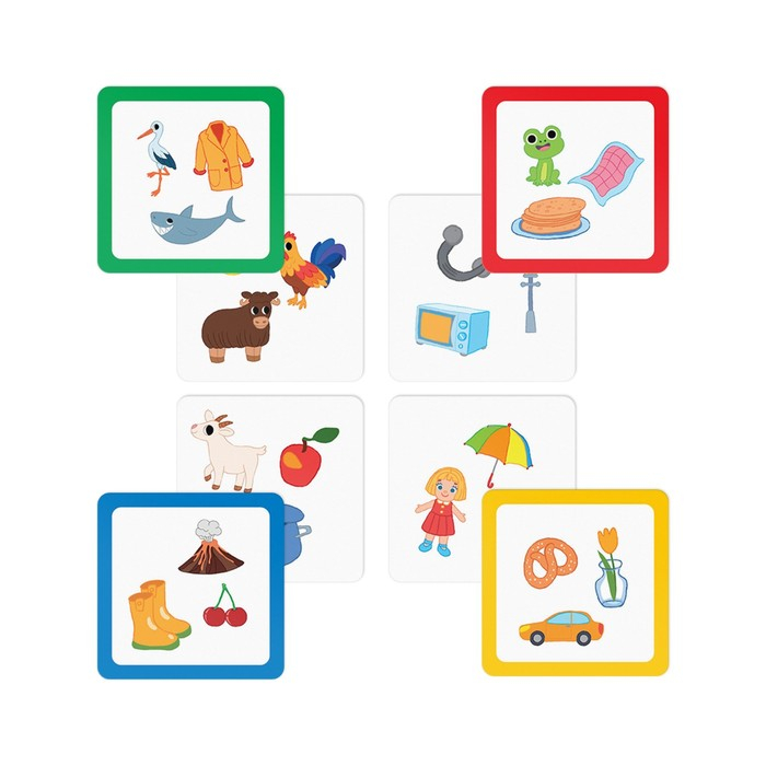 Настольная игра &laquo;Найди и покажи!&raquo; на поиск, 60 двухсторонних карт, 60 медалей, двухстороннее поле, 4 маркера, 3+