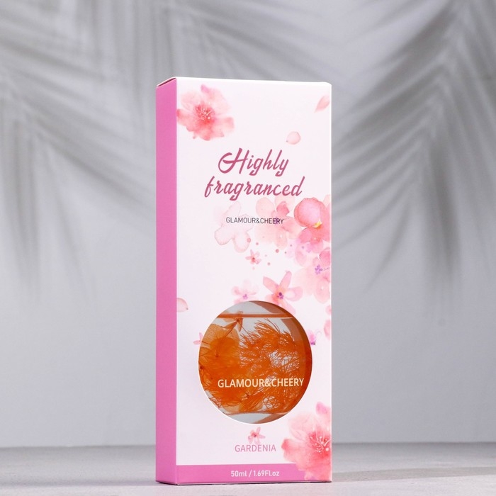 Диффузор ароматический с наполнением Диффузор ароматический с наполнением "Natural", 50 мл, гардения