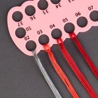 Органайзер для ниток мулине на 37 цветов, 30 &times; 6 см, цвет МИКС