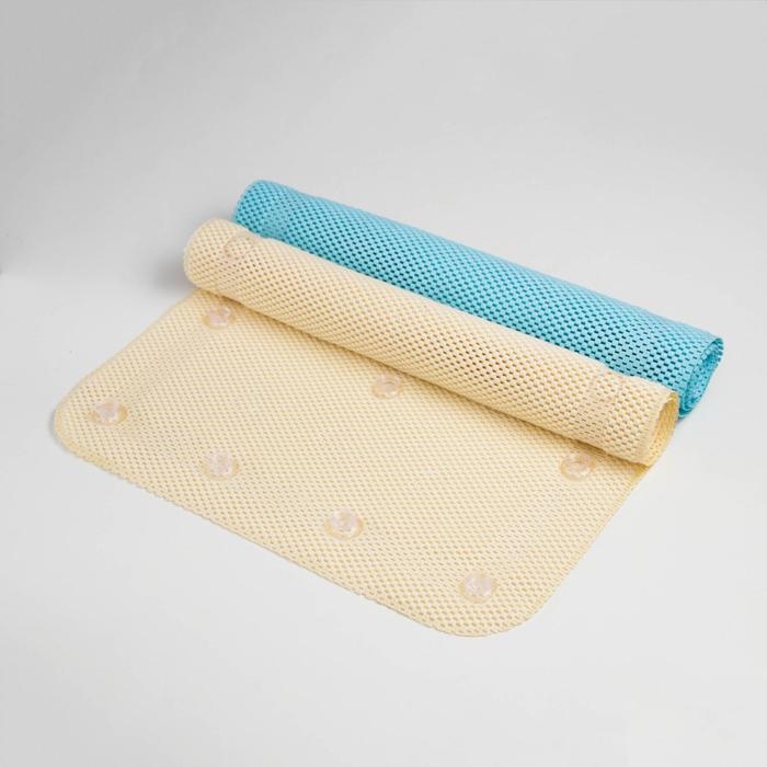 Коврик для ванной комнаты с присосками, 43×90 см, цвет МИКС Коврик для ванной комнаты с присосками, 43×90 см, цвет МИКС