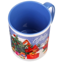 Кружка керамическая "С Новым годом!" 320 мл, Микки Маус