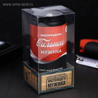 Набор инструментов в банке &laquo;Инструменты сильного мужика&raquo;, 13 предметов