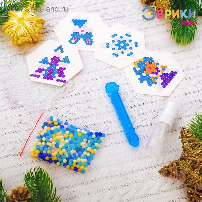 Аквамозаика &laquo;Замок принцессы&raquo;, 4 фигурки, 330 шариков