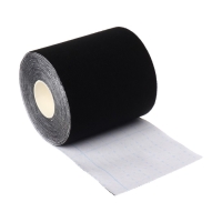 Кинезио - тейп, 7,5 см × 5 м, цвет чёрный Кинезио - тейп, 7,5 см × 5 м, цвет чёрный