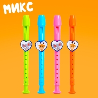 Игрушка музыкальная флейта &laquo;Зверята&raquo;, цвета МИКС