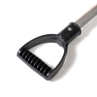 Лопата для уборки снега, пластиковый ковш 480 × 360 мм, алюминиевая планка, алюминиевый черенок, «Циклон» Лопата для уборки снега, пластиковый ковш 480 × 360 мм, алюминиевая планка, алюминиевый черенок, «Циклон»