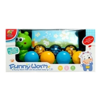 Каталка на веревке &laquo;Весёлый червячок&raquo;