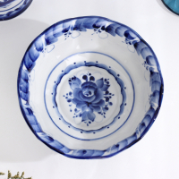 Салатник «Грань», гжель Салатник «Грань», гжель