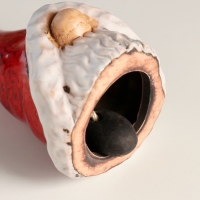 Колокольчик керамика "Дедушка Мороз в большом колпаке" 6,5х6,5х10,5 см Колокольчик керамика "Дедушка Мороз в большом колпаке" 6,5х6,5х10,5 см