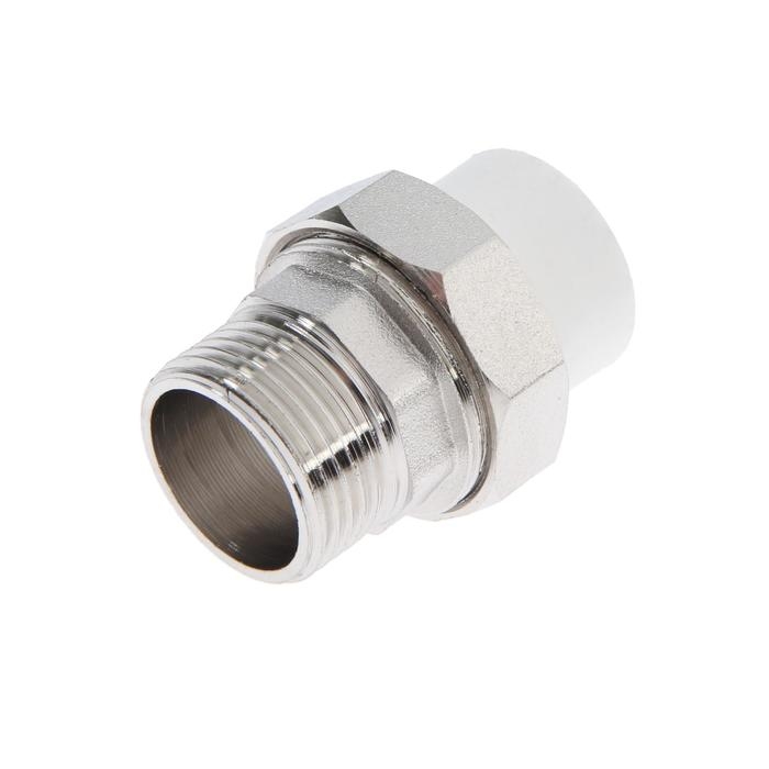 Муфта комбинированная OTMO, разъемная (американка), d=20 мм x 3/4 Муфта комбинированная OTMO, разъемная (американка), d=20 мм x 3/4", наружн резьба, стальная