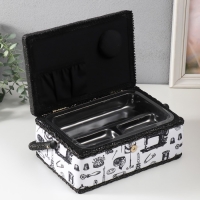 Шкатулка для рукоделия "Швейные атрибуты" 24х16х11 см Шкатулка для рукоделия "Швейные атрибуты" 24х16х11 см