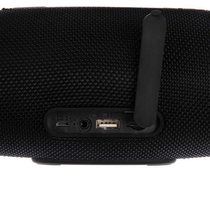 Портативная колонка l11, 10 Вт, 1200 мАч, подсветка, mirco SD, серая