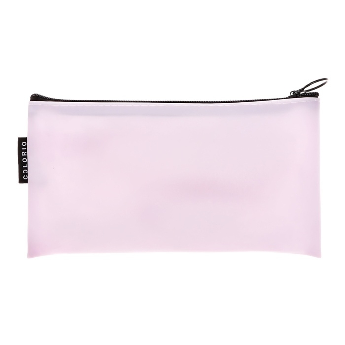 Пенал мягкий 1 отделение, 115х200, плоский, силиконовый, сиреневый, Colorio