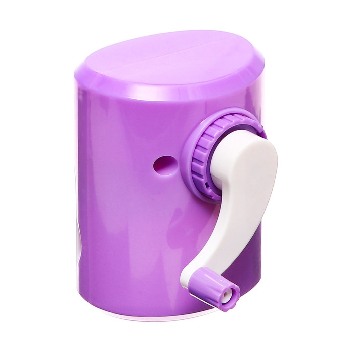 Точилка механическая с контейнером, Котик фиолетовый Точилка механическая с контейнером, Котик фиолетовый