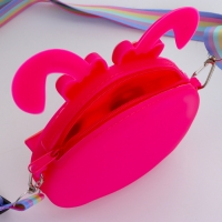 Сумка детская на молнии &laquo;Выбражулька&raquo;, цвет малиновый