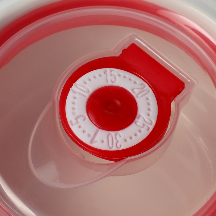 Набор салатников керамических с вакумными крышками &laquo;Ромбики&raquo;, 3 предмета: 300/550/900 мл, цвет белый