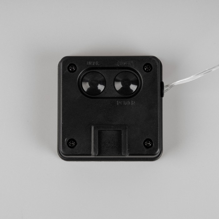 Гирлянда &laquo;Конский хвост&raquo; 10 нитей по 1 м, серебристая нить, 100 LED, свечение мульти, 2 режима, солнечная батарея