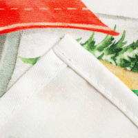 Набор подарочный "Этель" Christmas red flowers, фартук, полотенце, прихватка