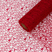 Сетка для цветов "Крошет", бордовый, 0,5 х 4,5 м Сетка для цветов "Крошет", бордовый, 0,5 х 4,5 м
