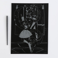 Гравюра &laquo;Царевны&raquo; &laquo;Царевны Дарья и Алёнка&raquo; 18 &times; 24 см