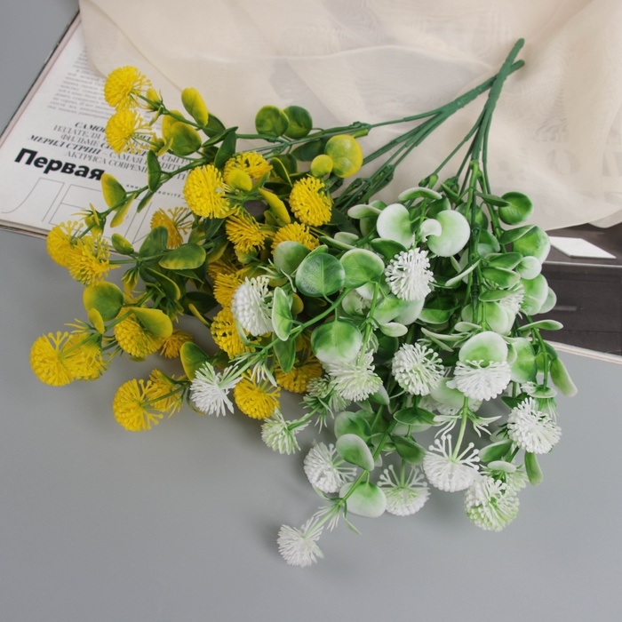 Букет "Одуванчик галант" 30 см, микс